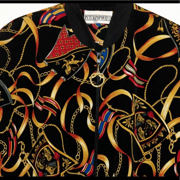 VTG 80’s / 90’s Peter Popovitch Bomber Jacket - Picture 2 of 7